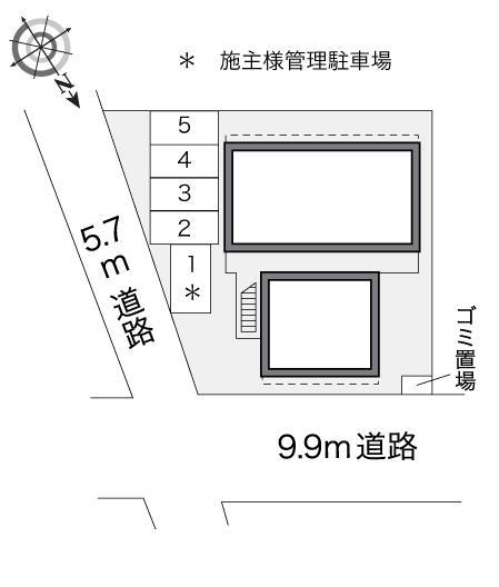 太陽(22289)の駐車配置図
