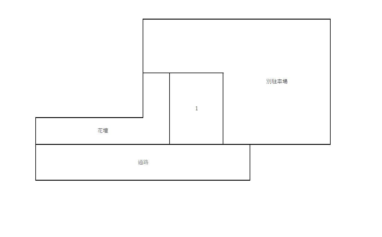 尻間駐車場の駐車配置図
