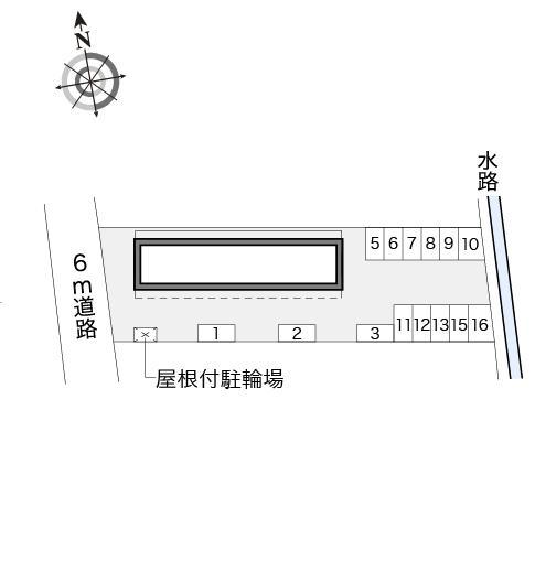 フォンテーヌ(11907)の駐車配置図