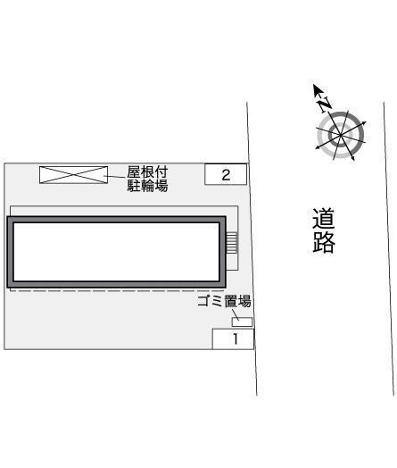 桜美林台(26418)の駐車配置図