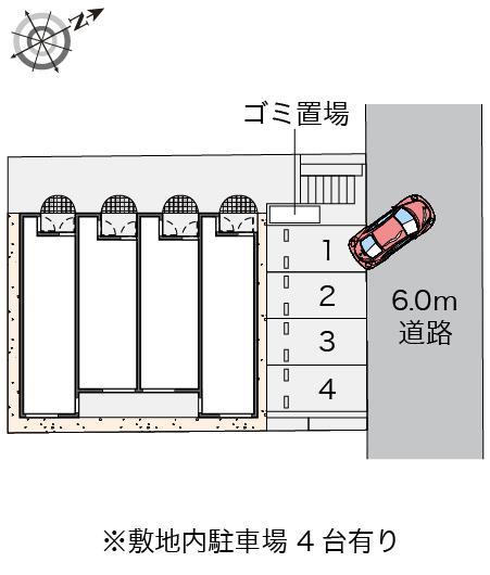 クレイノアレキサンドライト(56325)の駐車配置図