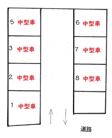 P66の駐車配置図