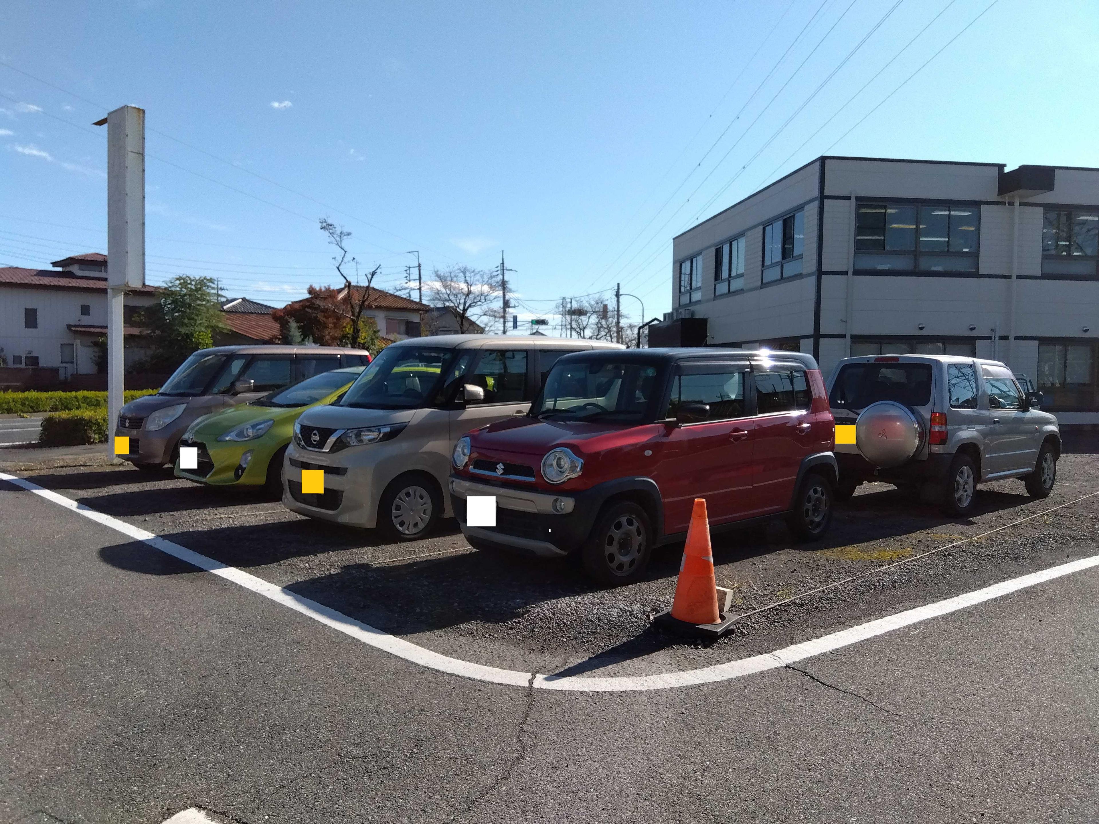 筑縄町ハナミズキ通り第2月極駐車場の外観・駐車場イメージ1枚目
