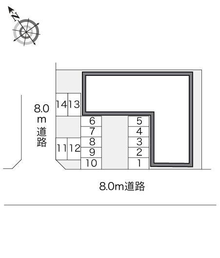 東月寒(20598)の駐車配置図