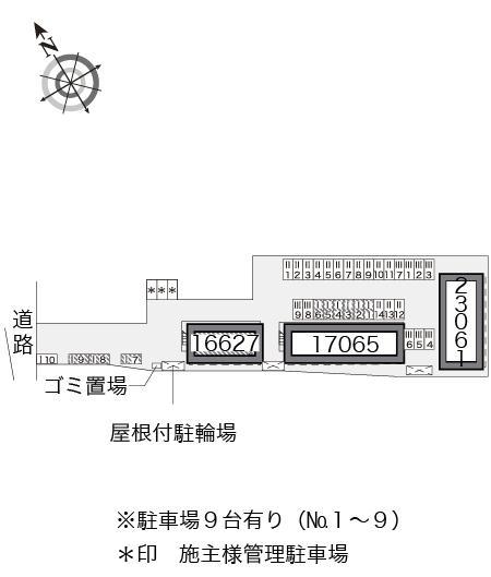 穂高(16627)の駐車配置図