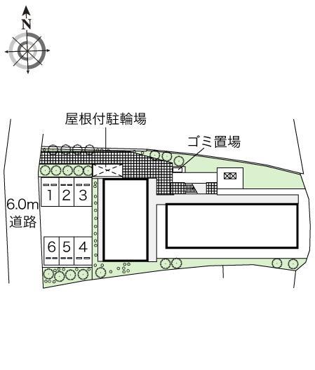 ドムス花園(46250)の駐車配置図