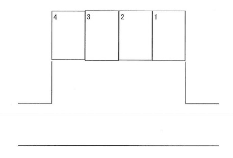 二本木4丁目駐車場の駐車配置図