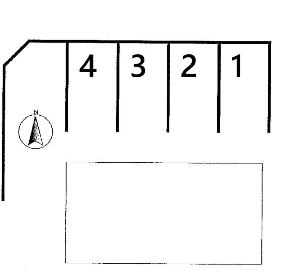 朝岡町2丁目Ｍ駐車場の駐車配置図