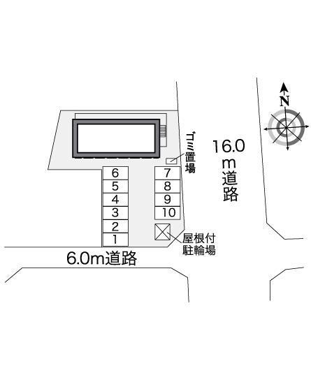 来迎寺(27638)の駐車配置図