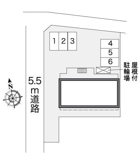 グリーンタカタⅡ(27685)の駐車配置図