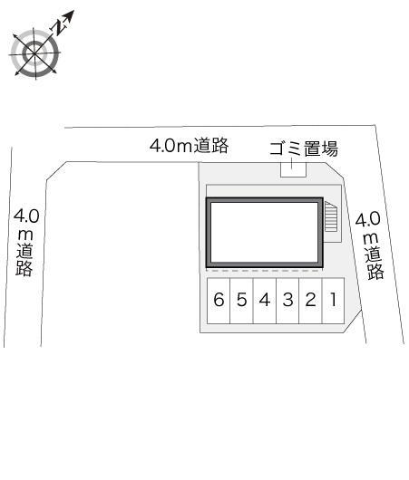 グルーテンＡ(18356)の駐車配置図