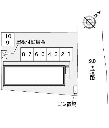 エクセル　志賀(36414)の駐車配置図