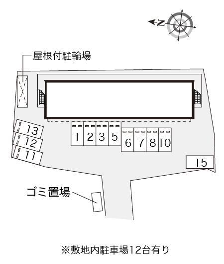 泉佐野(8829)の駐車配置図