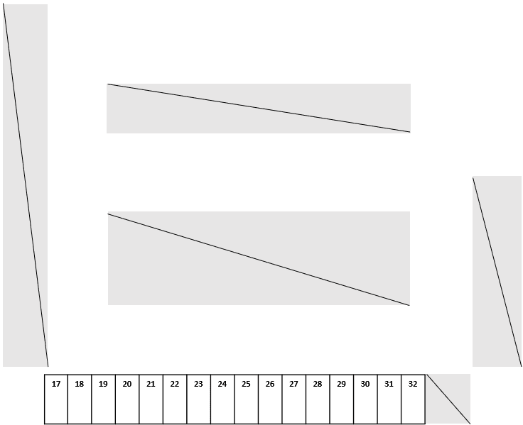 デイパーク新居浜若水町第1の駐車配置図