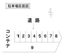 豊田市日之出町1丁目貸駐車場の駐車場