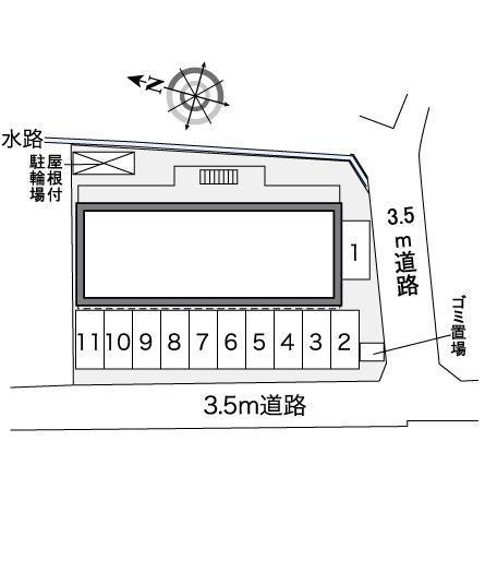 水辺の里(35496)の駐車配置図