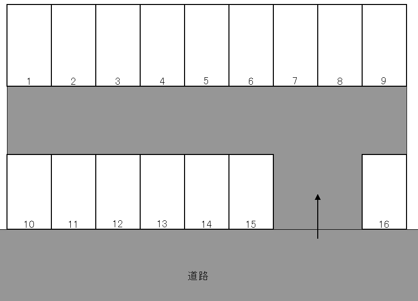 KEパーキング5の駐車配置図