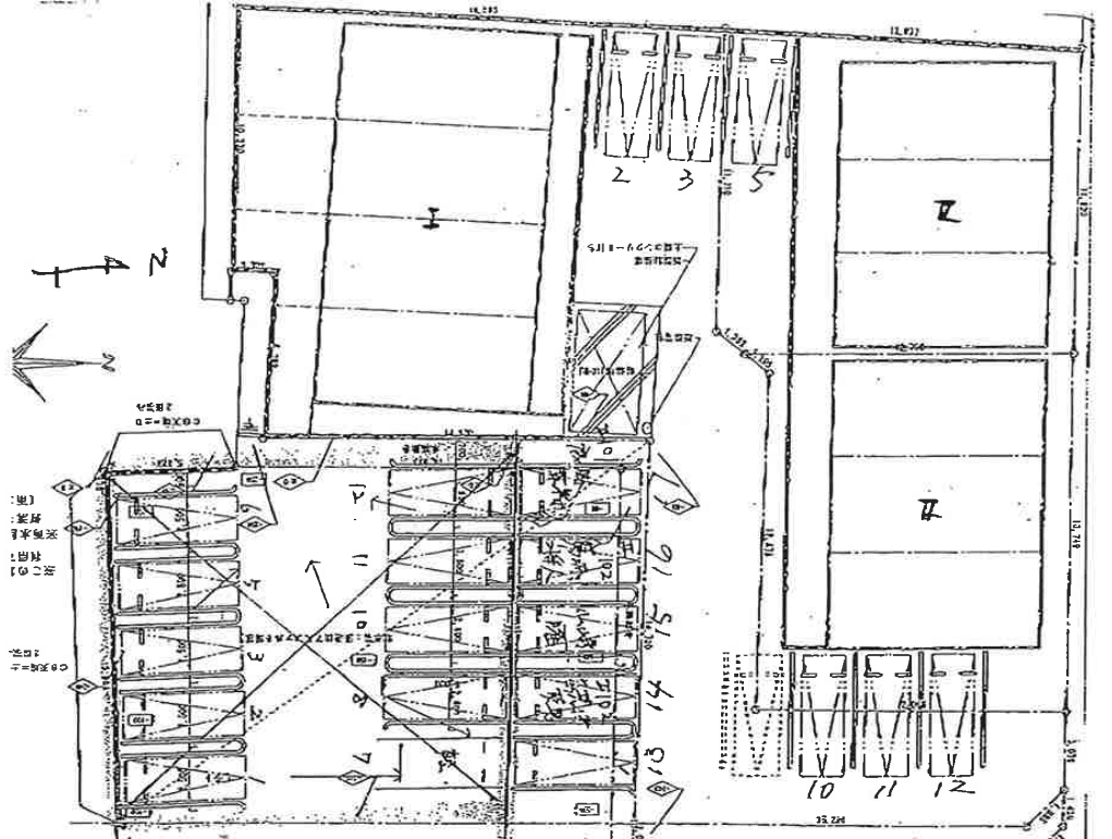 ｃｅｒｔｏⅠの駐車配置図