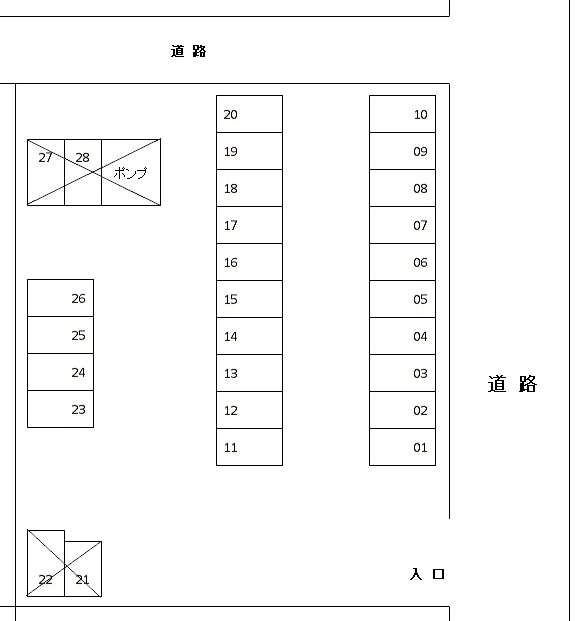 ＳＳＰの駐車配置図