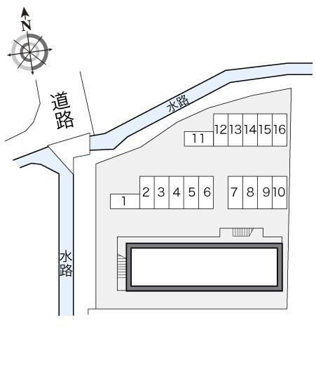 エクセルコート(13431)の駐車配置図