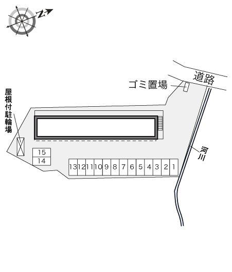 ＹＯＳＨＩＮＯ(29744)の駐車配置図