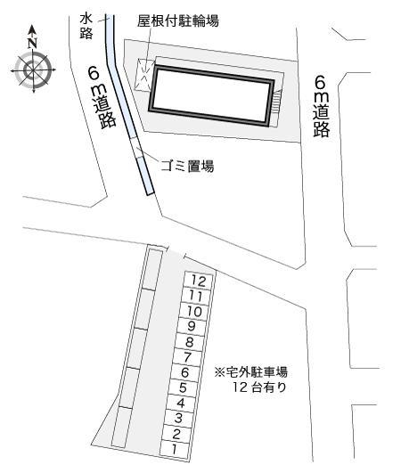 ロイヤルＩ(14010)の駐車配置図