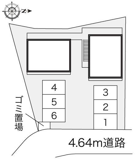 フォート　向山(19115)の駐車配置図