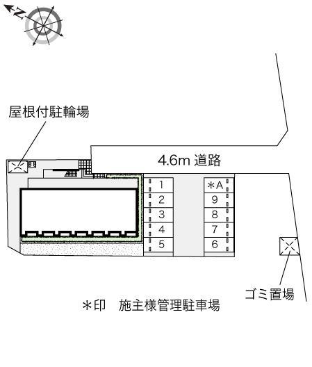 ヴィフⅡ(52525)の駐車配置図