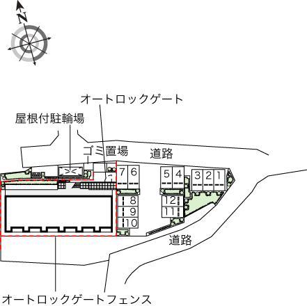 開戸(43328)の駐車配置図