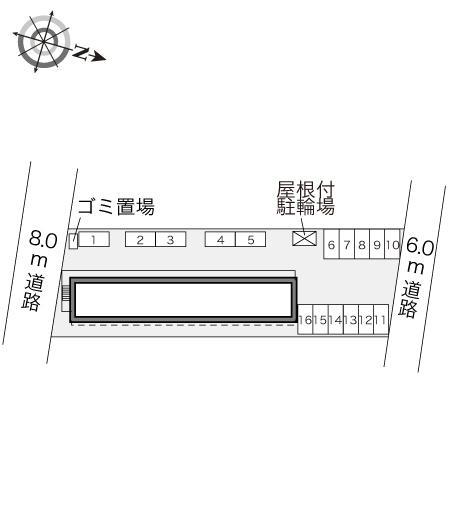 イースト文京(24950)の駐車配置図