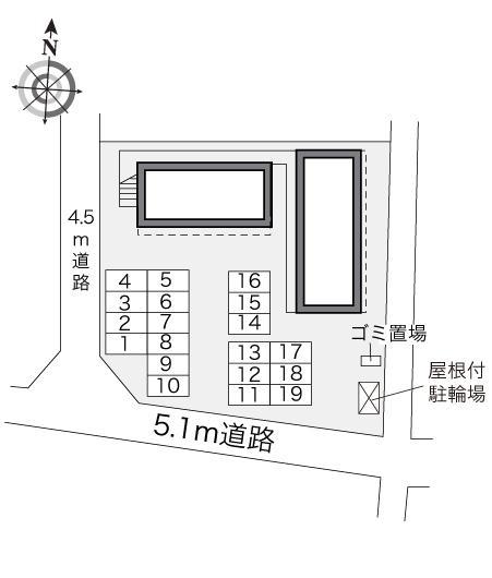 式部(22099)の駐車配置図