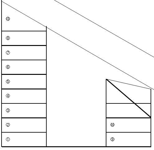 ロージュマンＢの駐車配置図