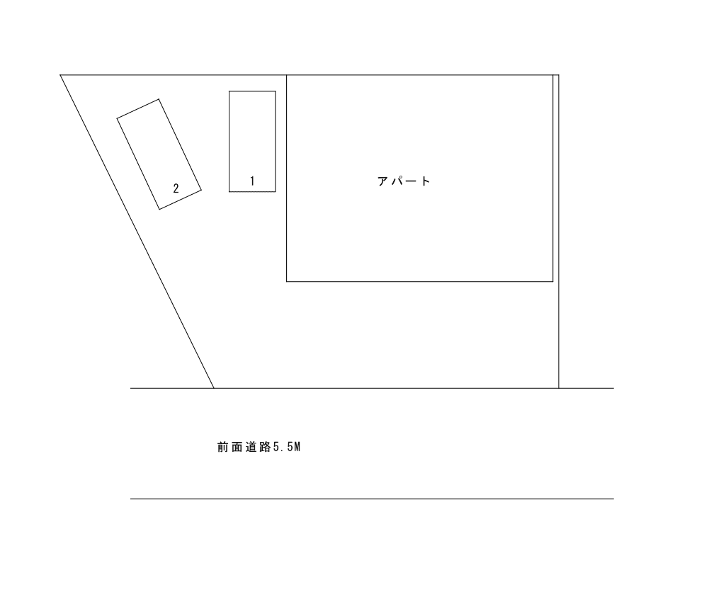 熊川駐車場の駐車配置図