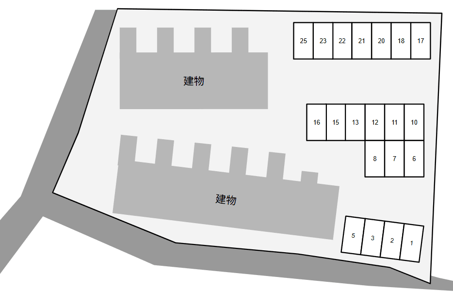 Ｇｒａｎｄ　Ｃｈａｒｉｏｔ　Ａの駐車配置図