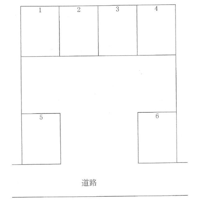 坂井東2丁目駐車場1の駐車配置図