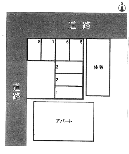 パーキングリバー２の駐車配置図