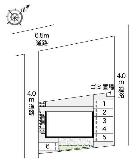 ガーネット合川(41244)の駐車配置図