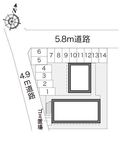 Ｍｉｎａｍｉ(20222)の駐車配置図