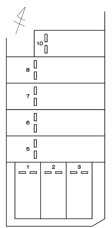 ９５６の駐車配置図