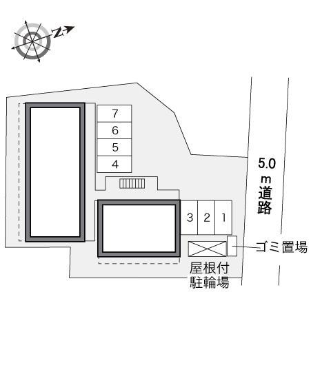 アウロラ(34835)の駐車配置図