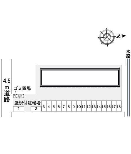 瑞穂(38165)の駐車配置図