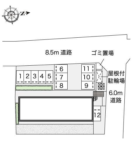 ビューテラス草内(43307)の駐車配置図