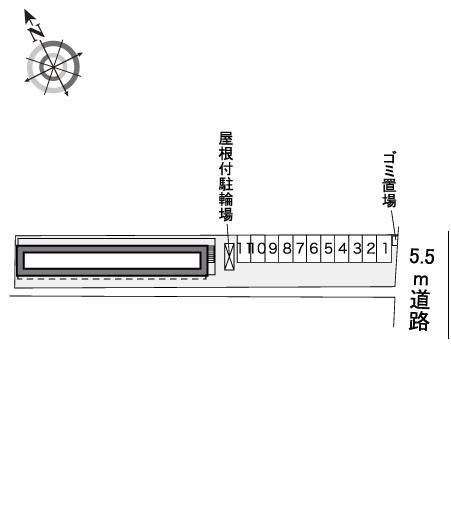 ワキタ(30313)の駐車配置図