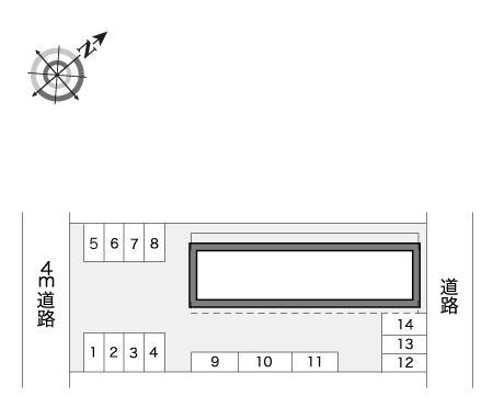 パストラル(10731)の駐車配置図