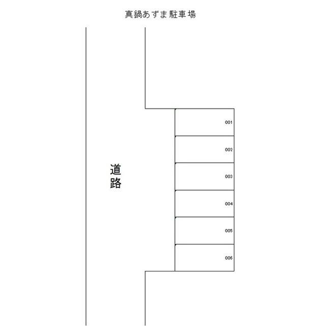 真鍋あずま駐車場の駐車配置図