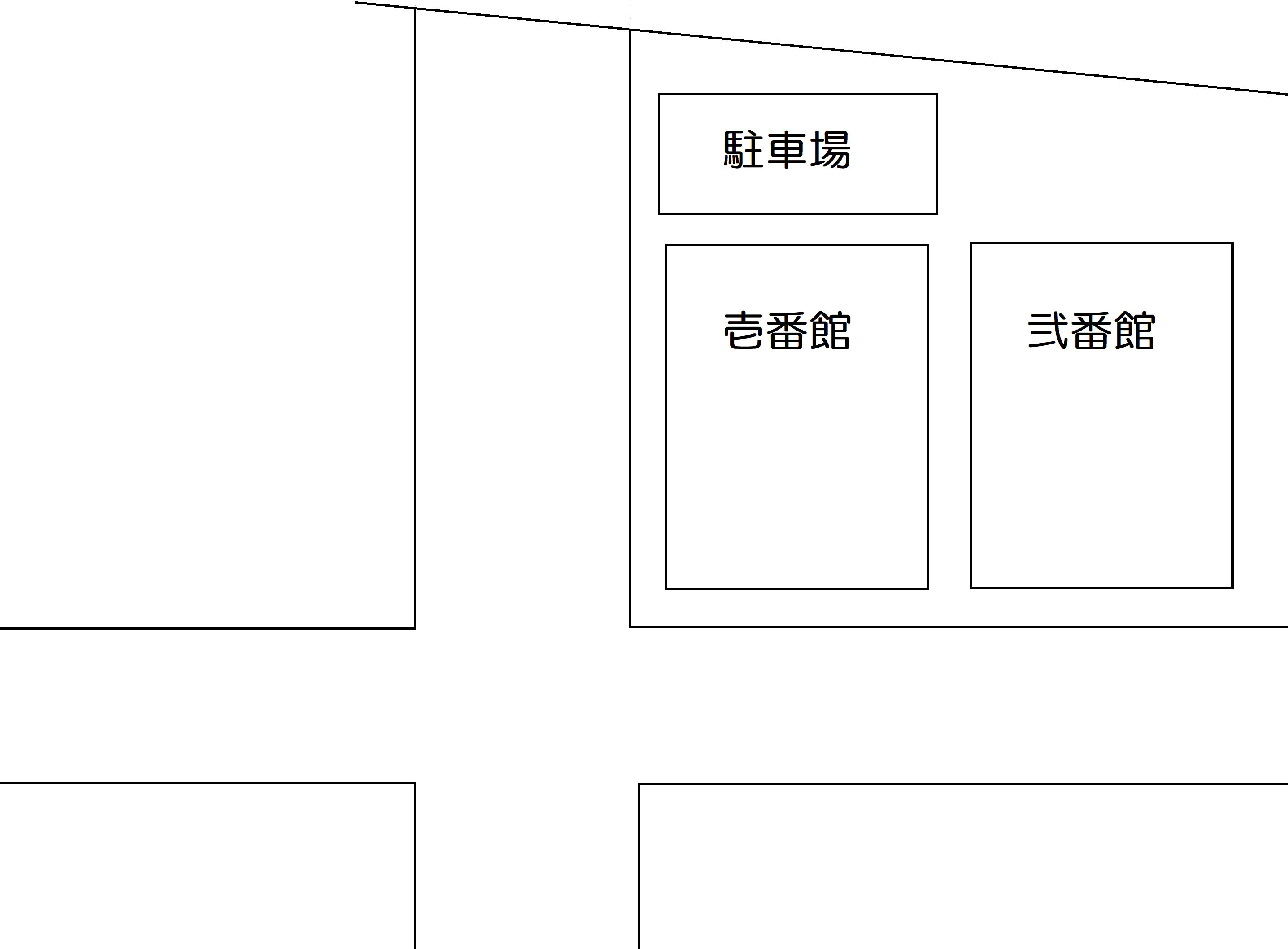 リヴレーヌ壱番館駐車場の駐車配置図