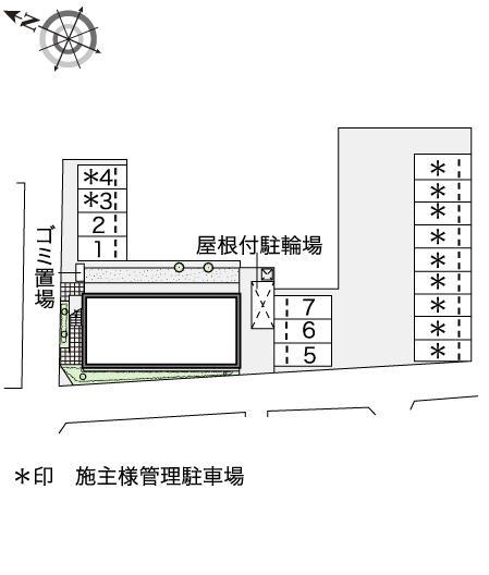 アカシア(44931)の駐車配置図
