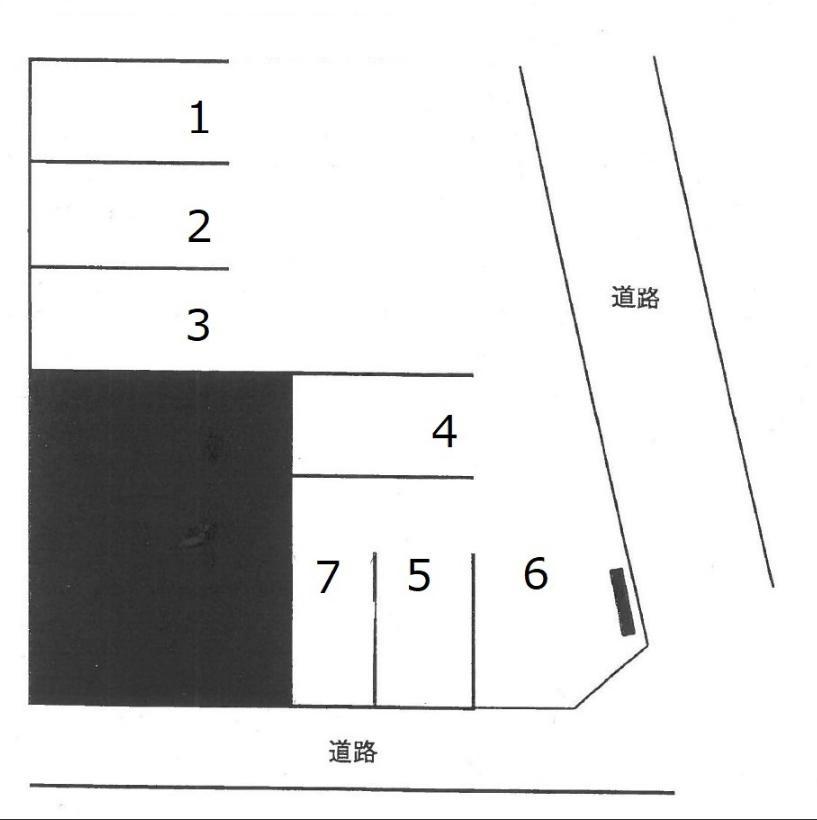 東青山月極駐車場の駐車配置図