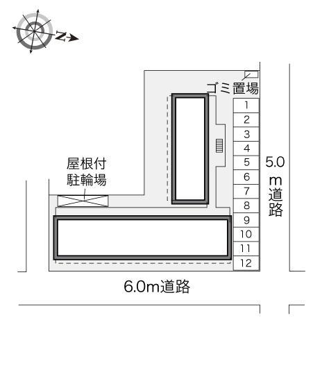 ランメグ(28307)の駐車配置図