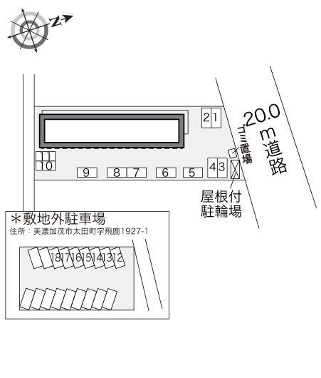 ラペ　ルミエ(27889)の駐車配置図